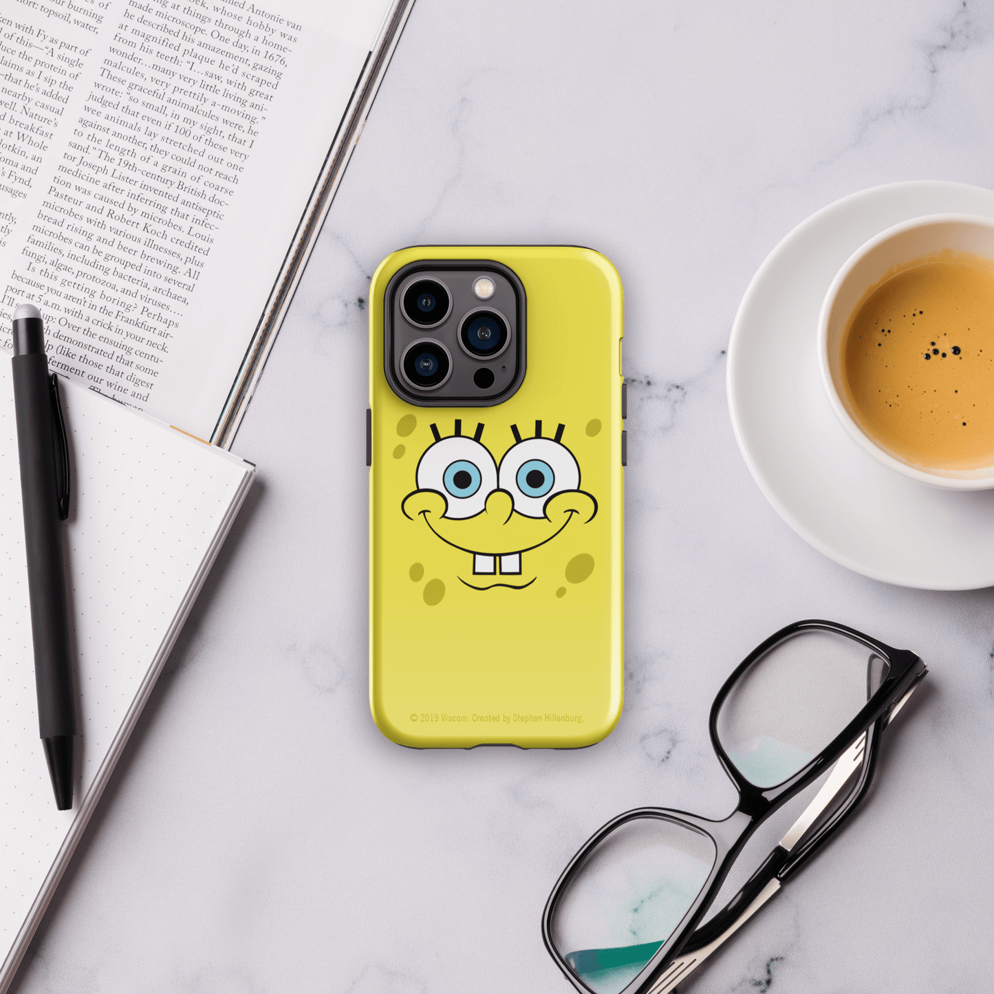 SpongeBob SquarePants Happy Face Tough Phone Case - iPhone