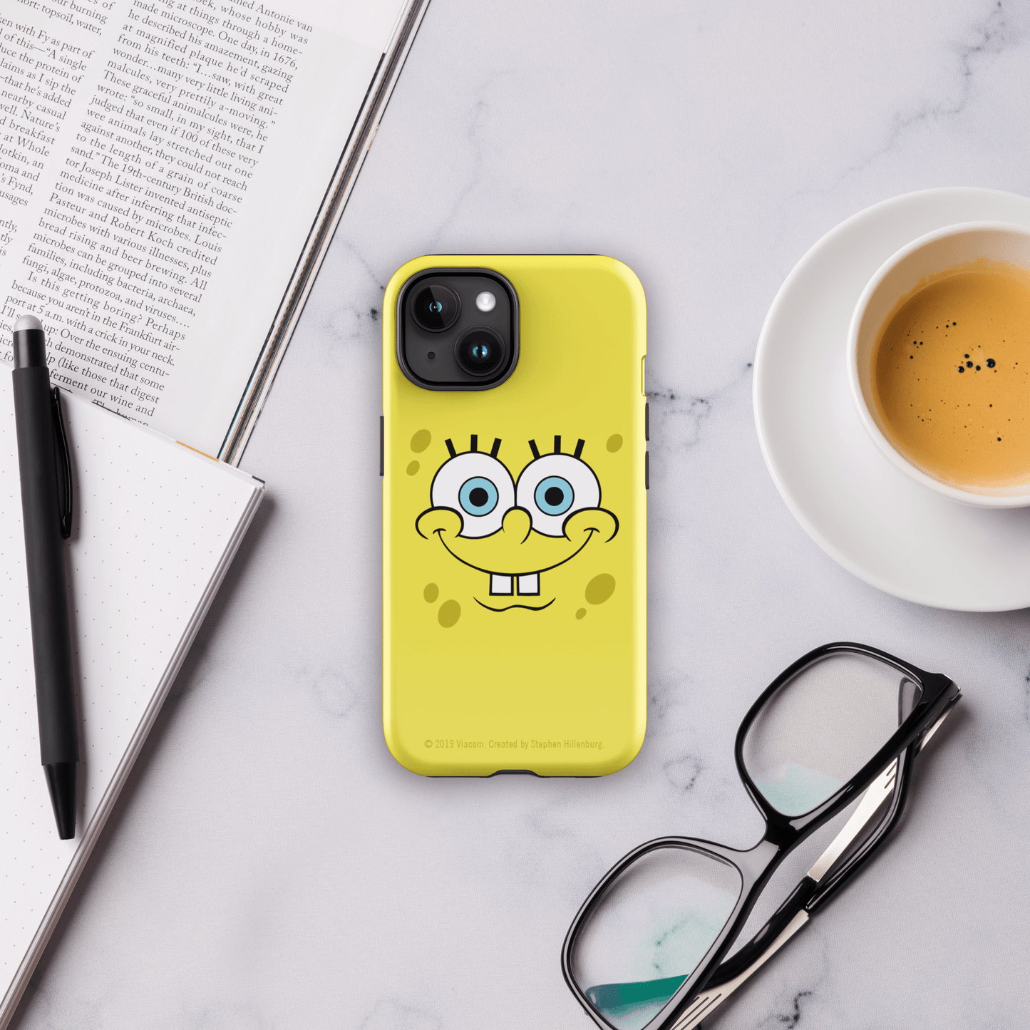 SpongeBob SquarePants Happy Face Tough Phone Case - iPhone