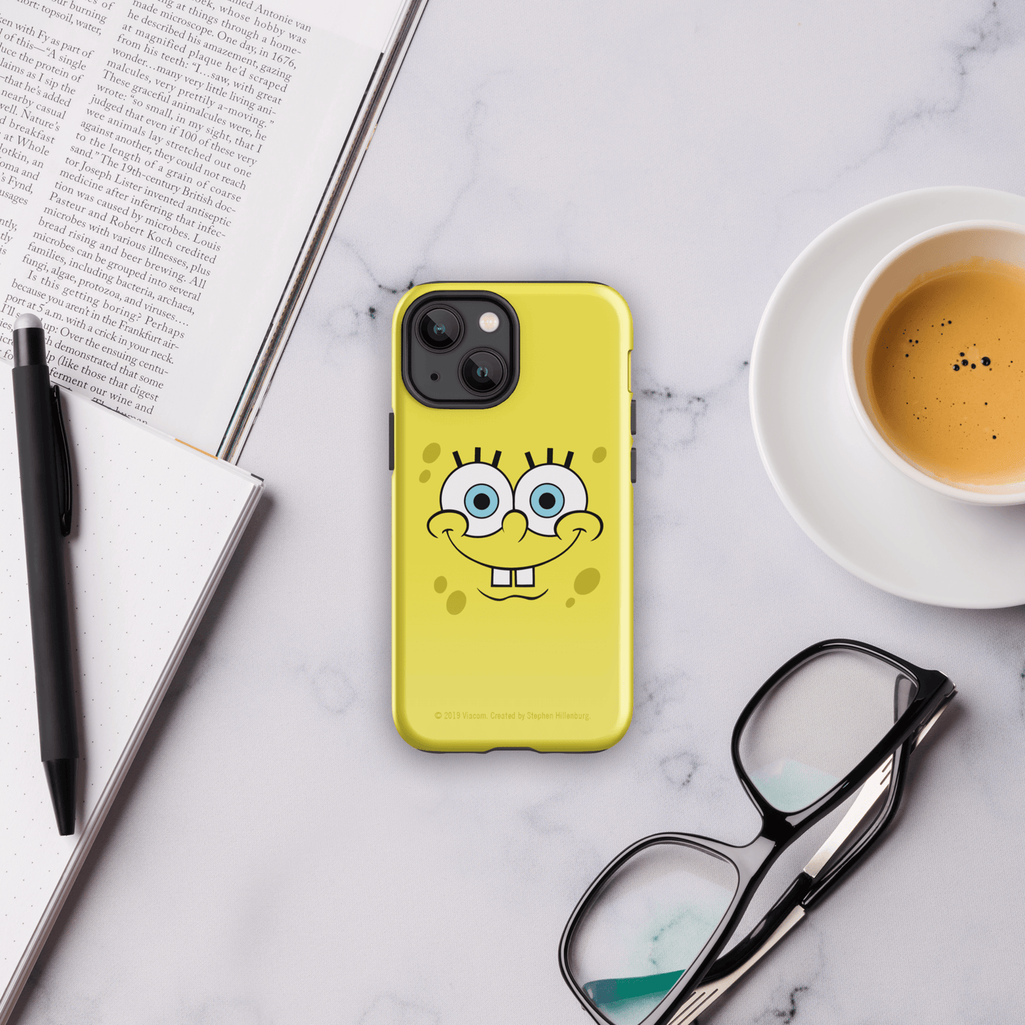 SpongeBob SquarePants Happy Face Tough Phone Case - iPhone