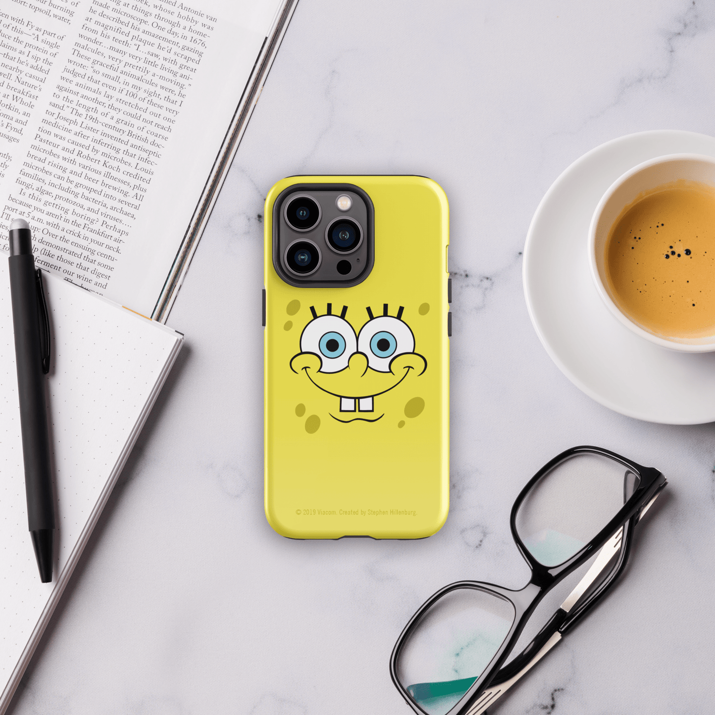 SpongeBob SquarePants Happy Face Tough Phone Case - iPhone