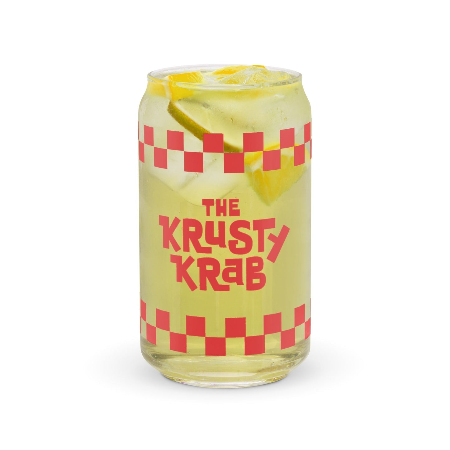 SpongeBob Squarepants Krusty Krab Can Shaped Glass