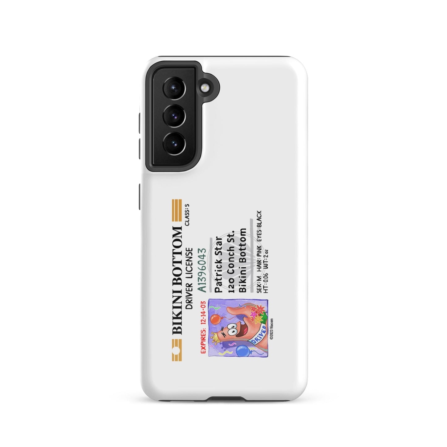 SpongeBob SquarePants Patrick Driver's License Tough Phone Case - Samsung