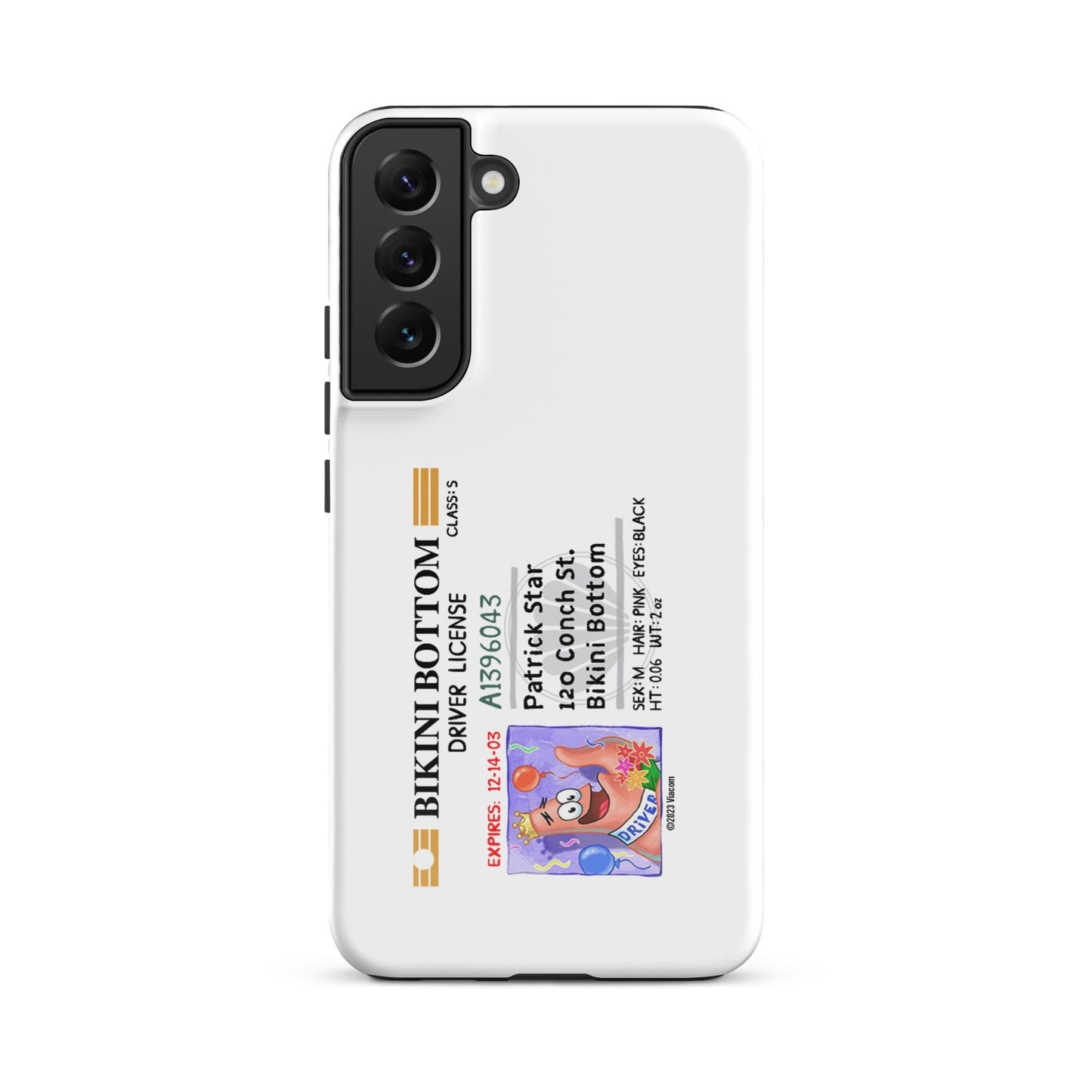 SpongeBob SquarePants Patrick Driver's License Tough Phone Case - Samsung