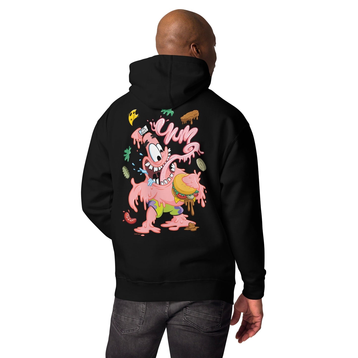 Spongebob Squarepants Patrick Krusty Pants Adult Hoodie