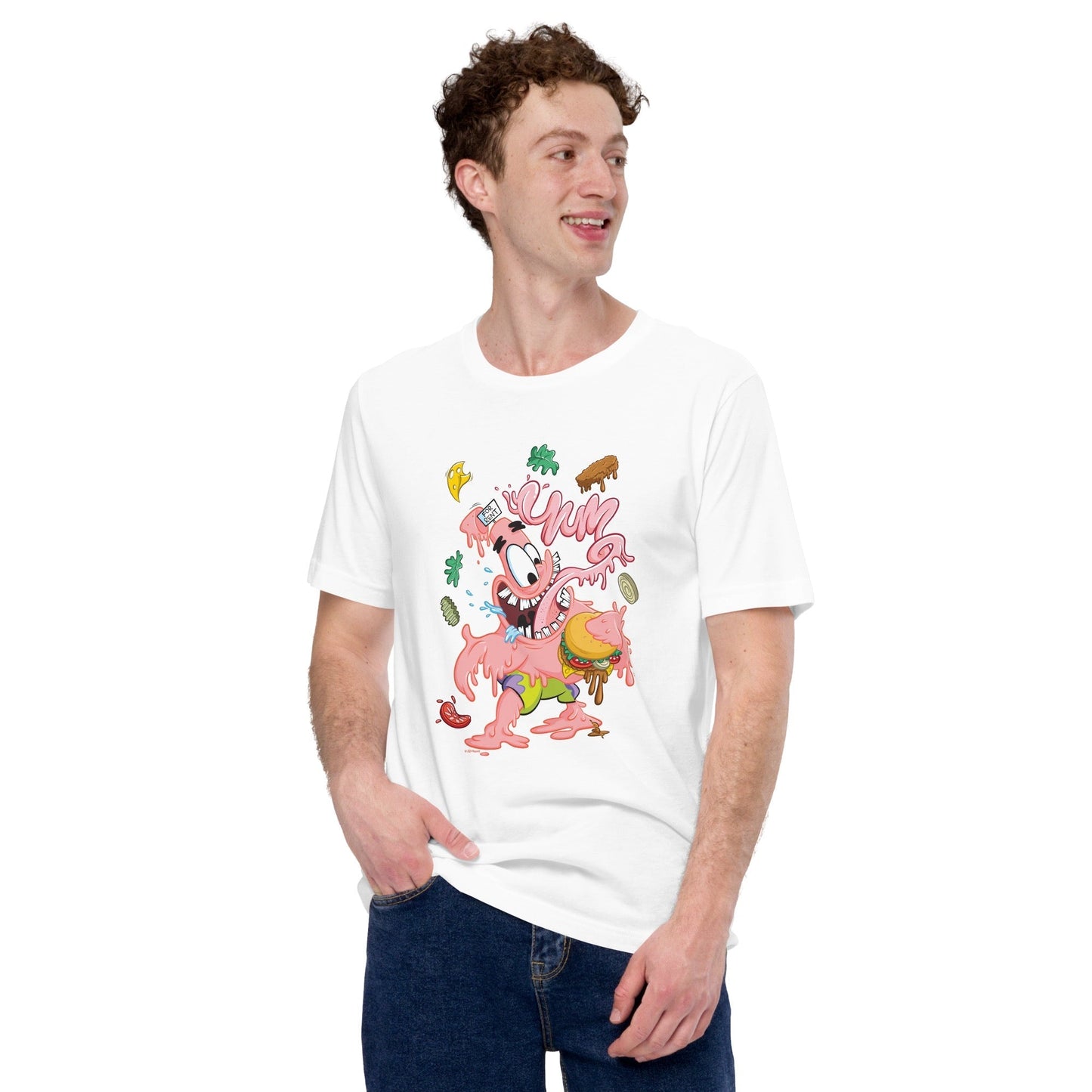 Spongebob Squarepants Patrick Krusty Pants Adult T-Shirt