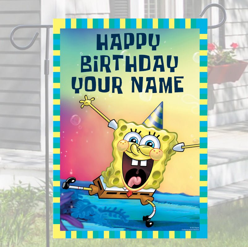 Spongebob Squarepants Personalized Flag