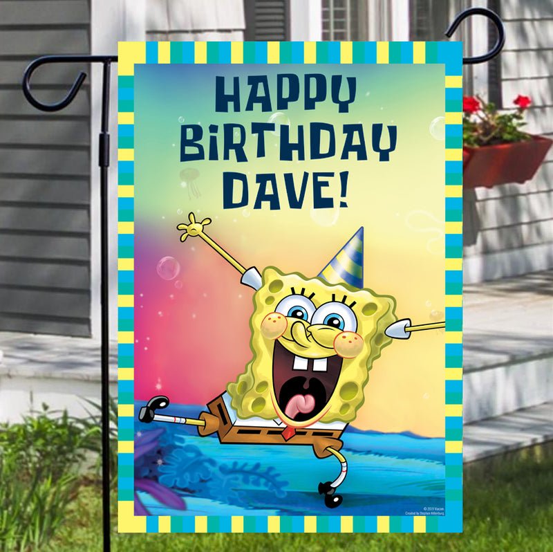 Spongebob Squarepants Personalized Flag