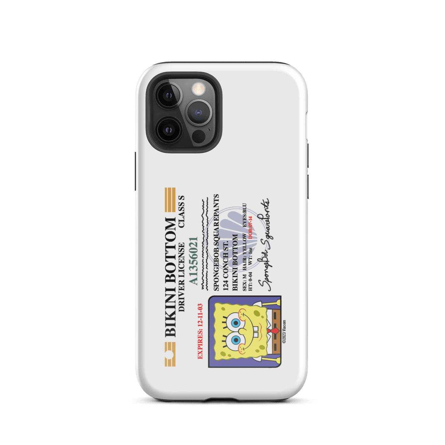 SpongeBob SquarePants SpongeBob Driver's License Tough Phone Case - iPhone