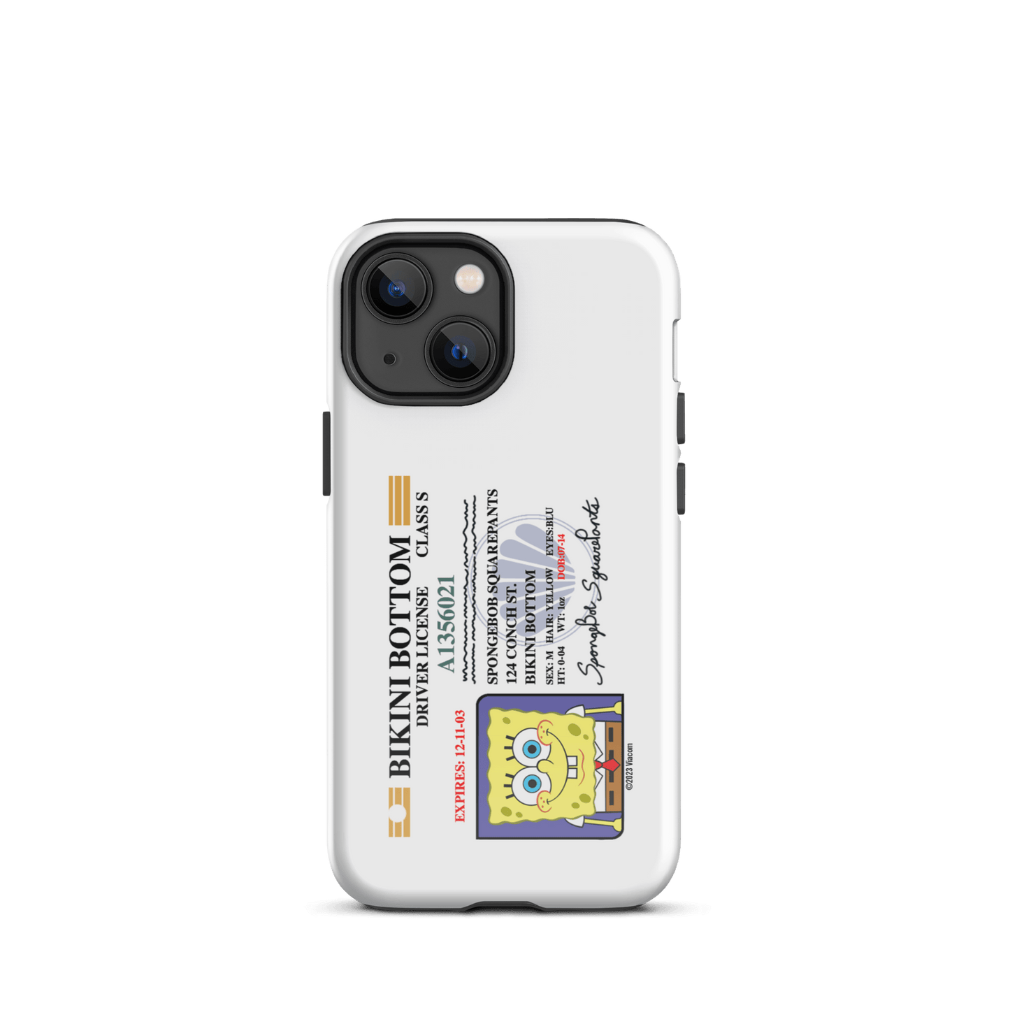 SpongeBob SquarePants SpongeBob Driver's License Tough Phone Case - iPhone