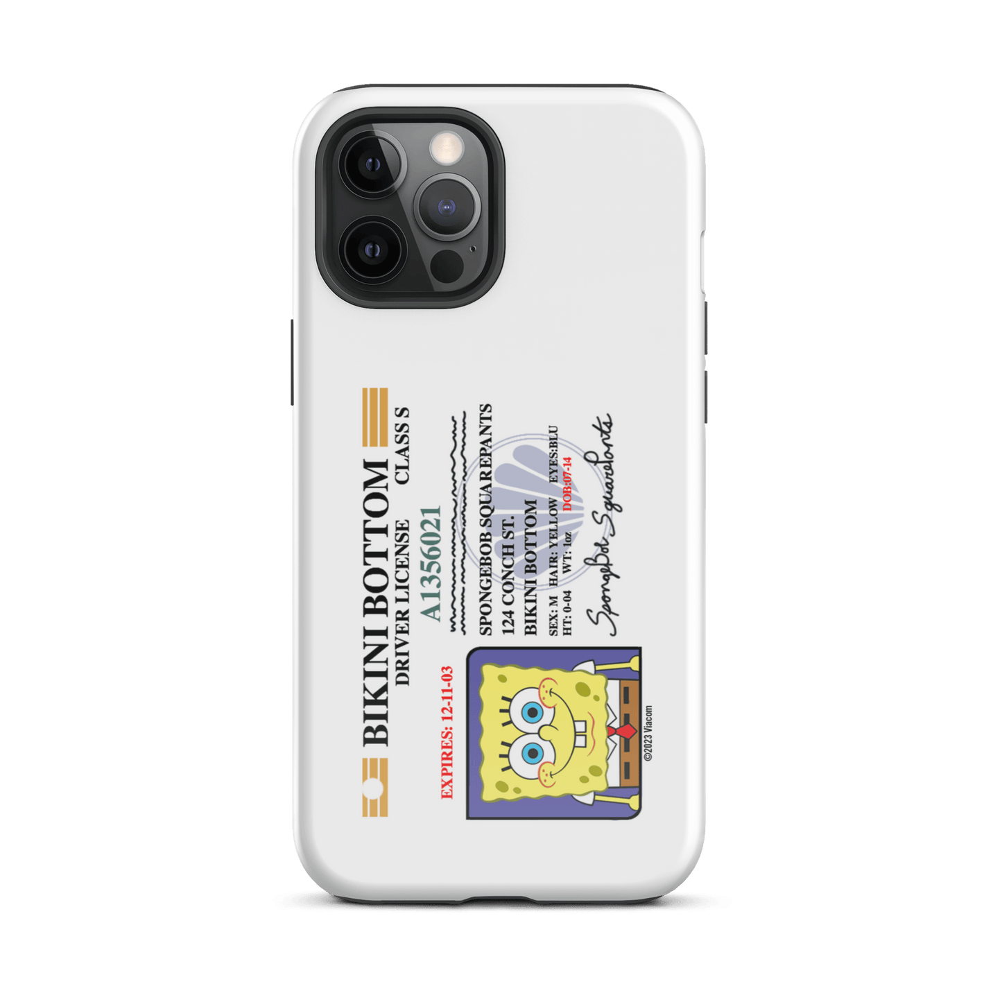 SpongeBob SquarePants SpongeBob Driver's License Tough Phone Case - iPhone