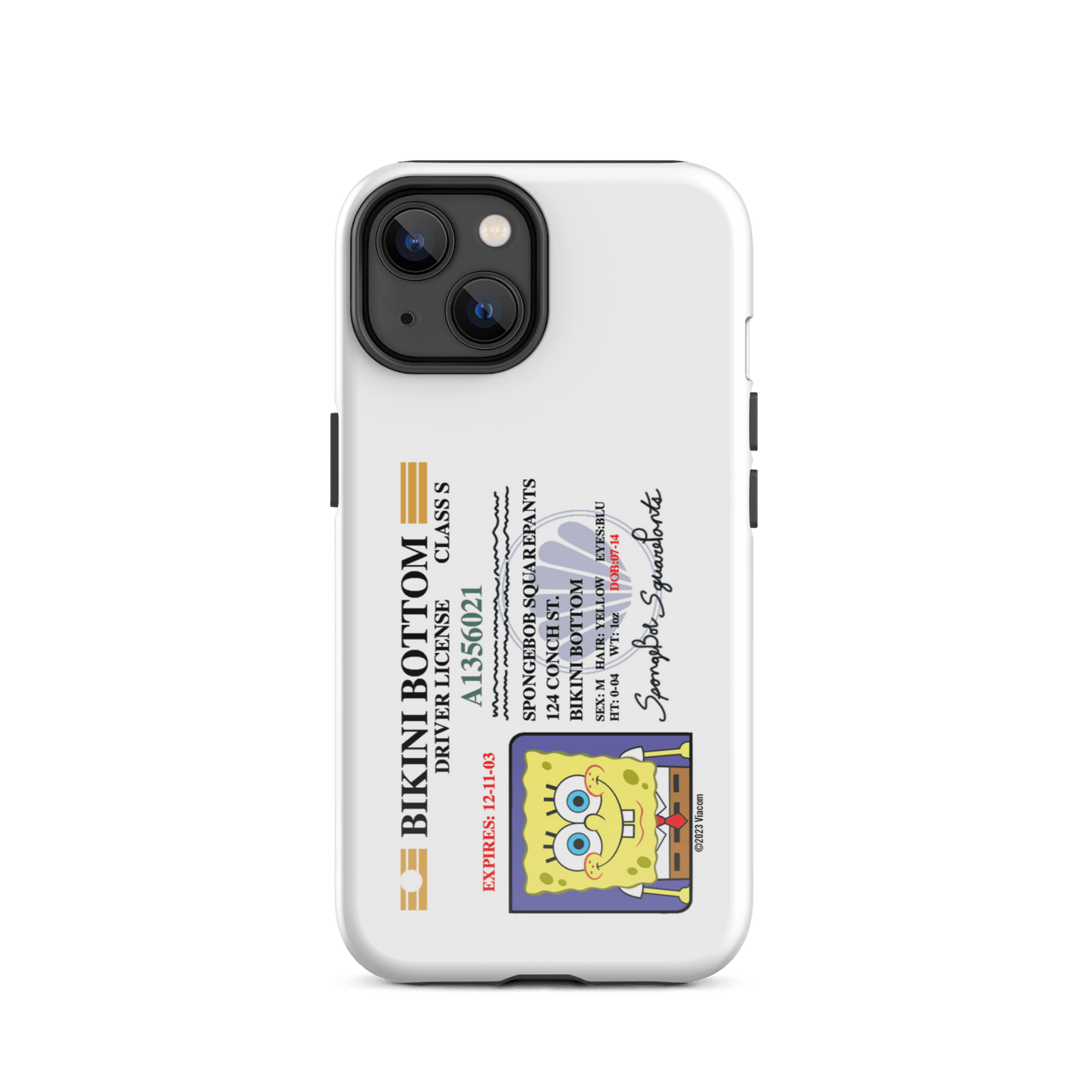 SpongeBob SquarePants SpongeBob Driver's License Tough Phone Case - iPhone