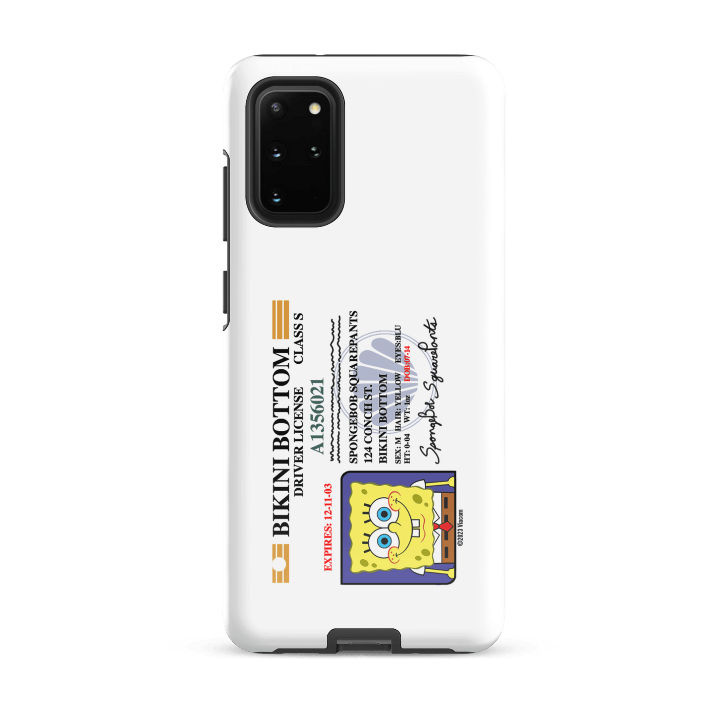 SpongeBob SquarePants SpongeBob Driver's License Tough Phone Case - Samsung