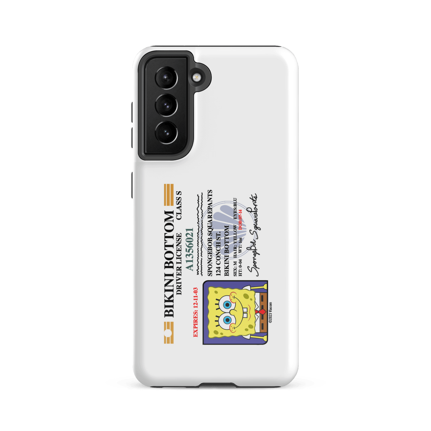 SpongeBob SquarePants SpongeBob Driver's License Tough Phone Case - Samsung