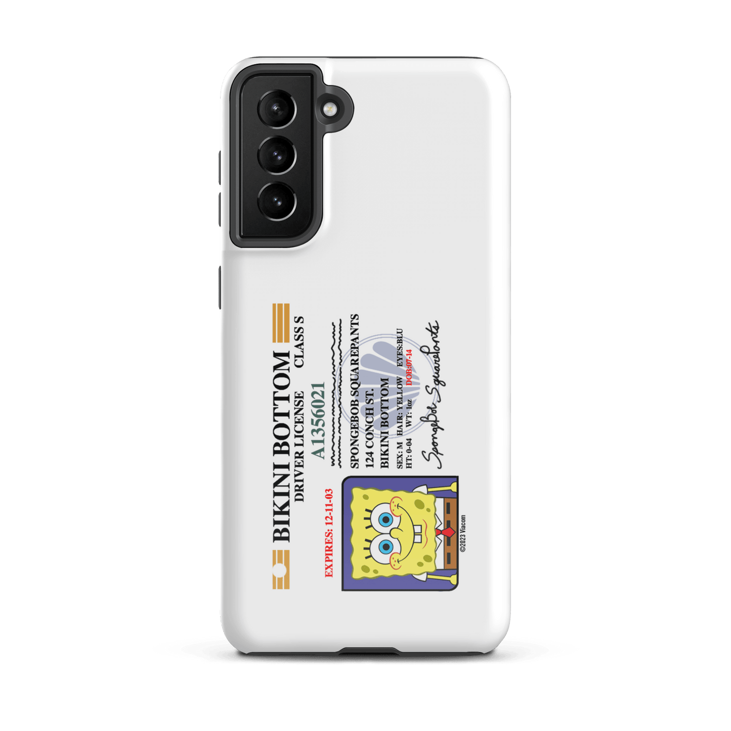 SpongeBob SquarePants SpongeBob Driver's License Tough Phone Case - Samsung