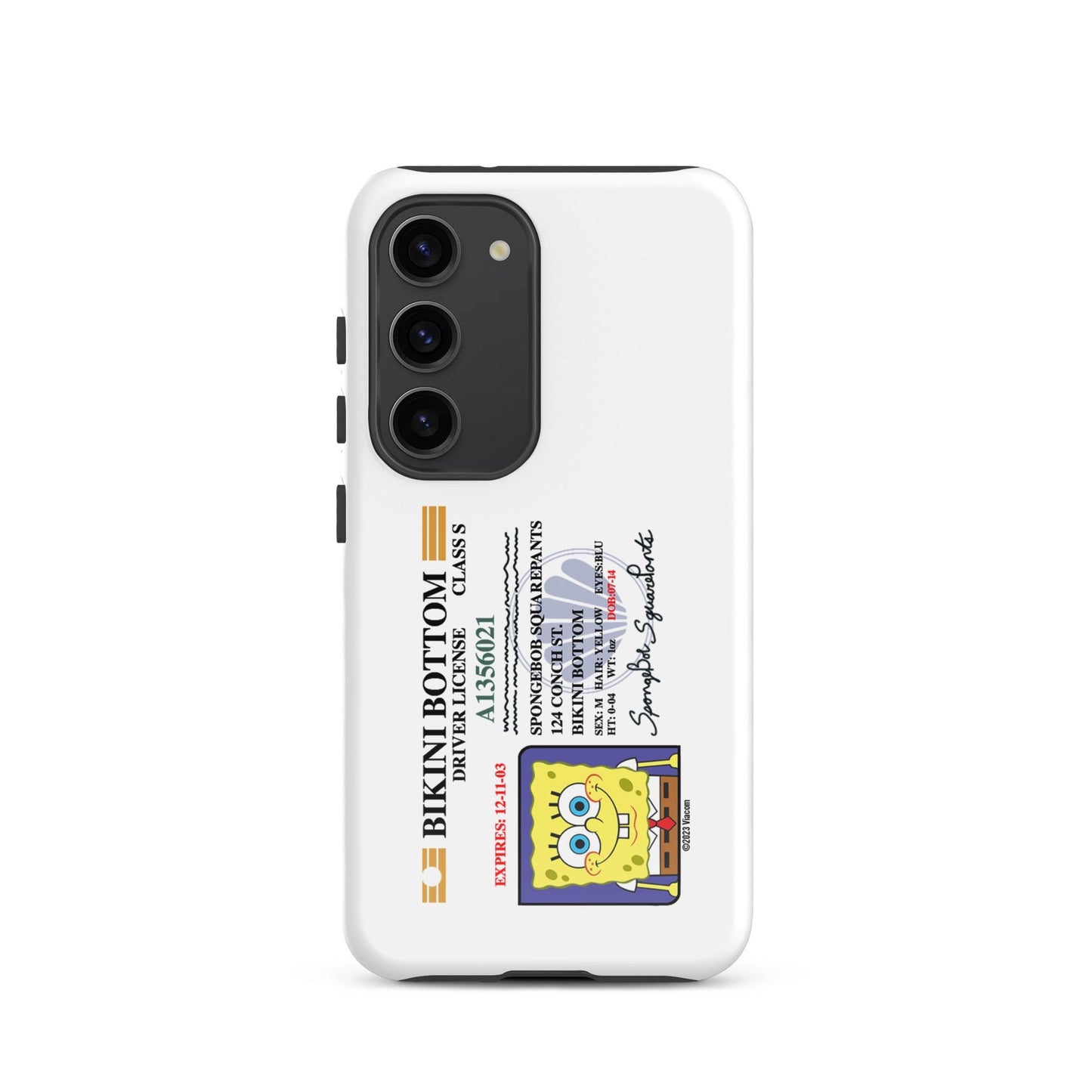 SpongeBob SquarePants SpongeBob Driver's License Tough Phone Case - Samsung