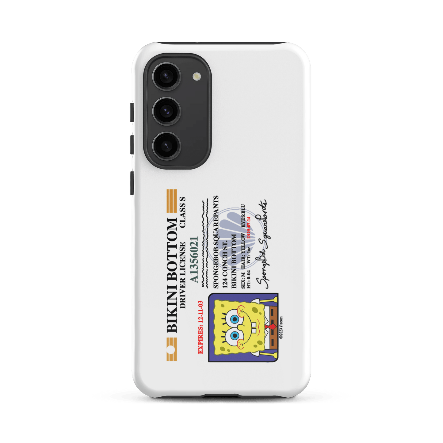 SpongeBob SquarePants SpongeBob Driver's License Tough Phone Case - Samsung