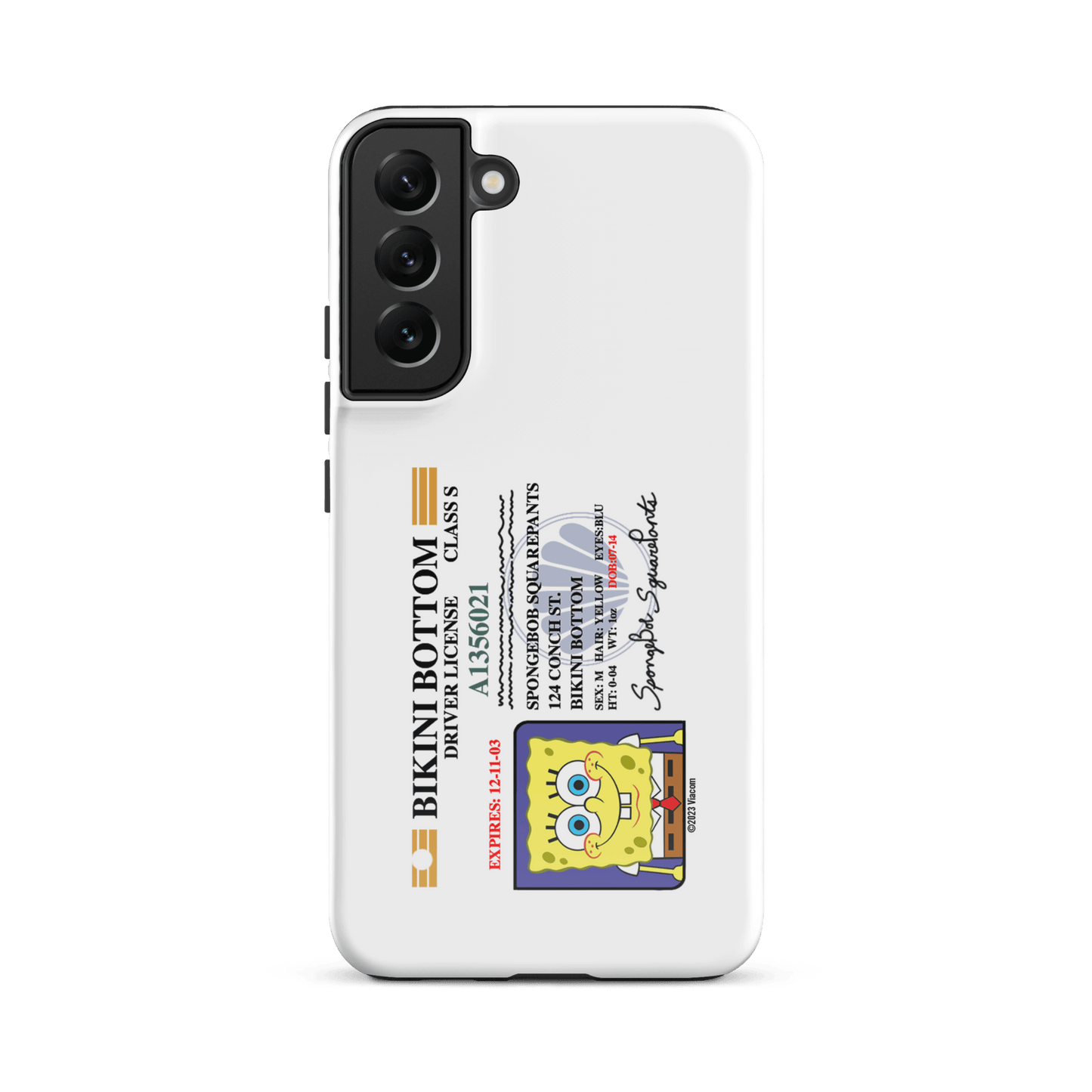 SpongeBob SquarePants SpongeBob Driver's License Tough Phone Case - Samsung