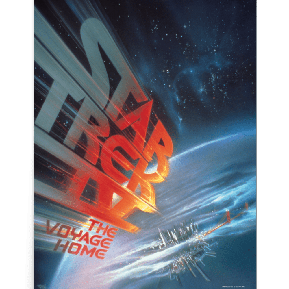 Star Trek IV: The Voyage Home LOGO Premium Satin Poster