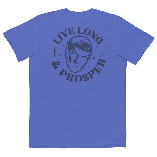 Star Trek Live Long And Prosper Comfort Colors Pocket T-Shirt