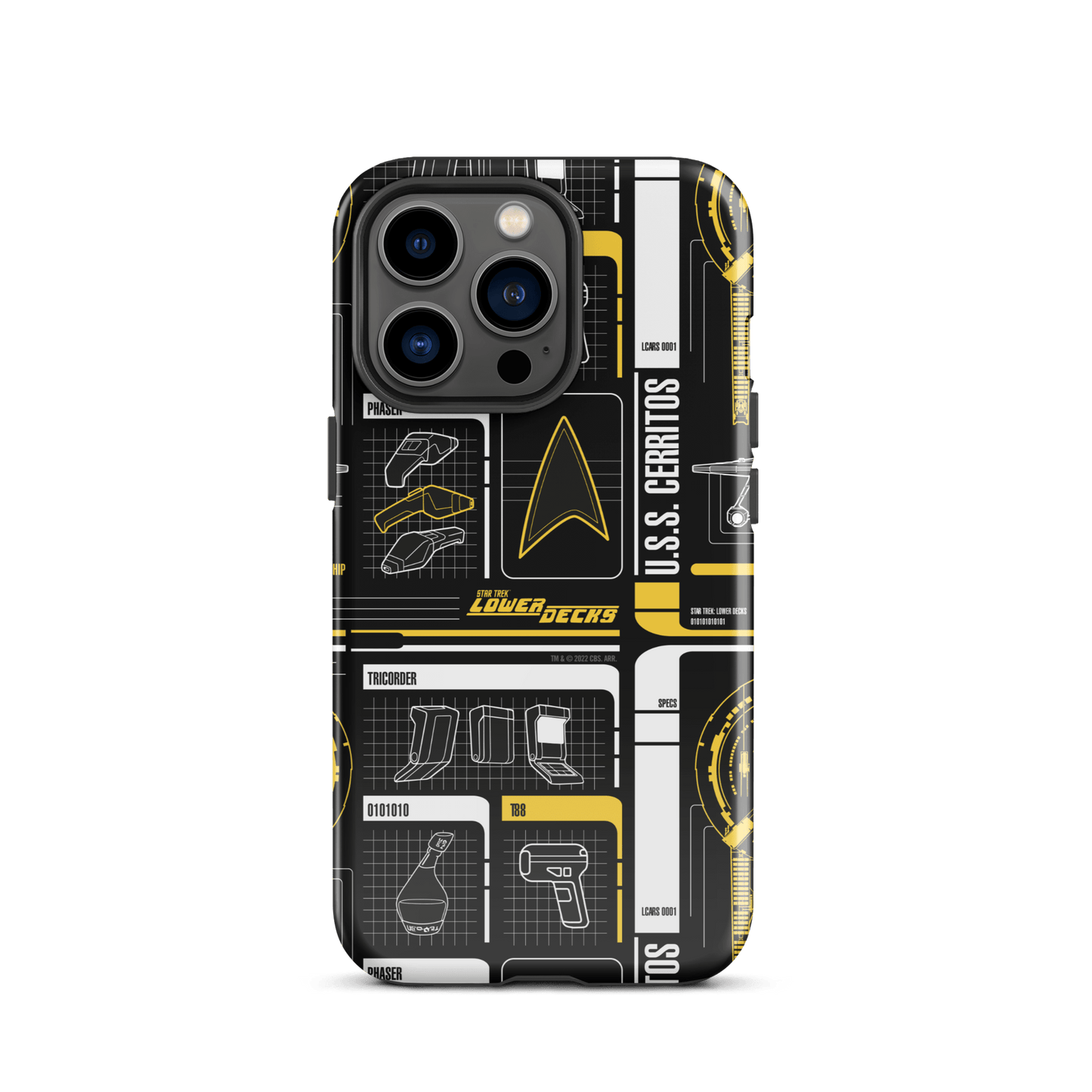 Star Trek: Lower Decks U.S.S Cerritos Pattern Tough Phone Case - iPhone