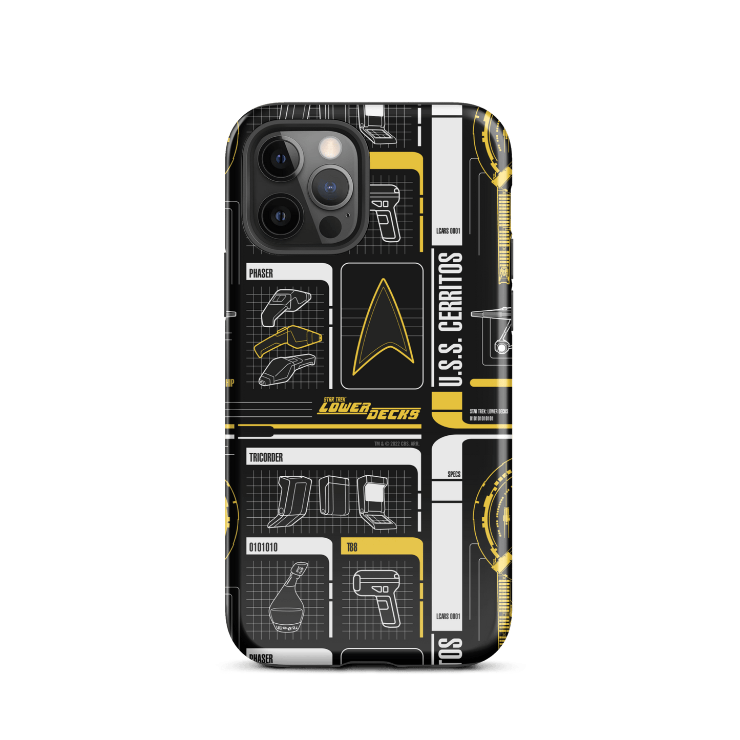 Star Trek: Lower Decks U.S.S Cerritos Pattern Tough Phone Case - iPhone