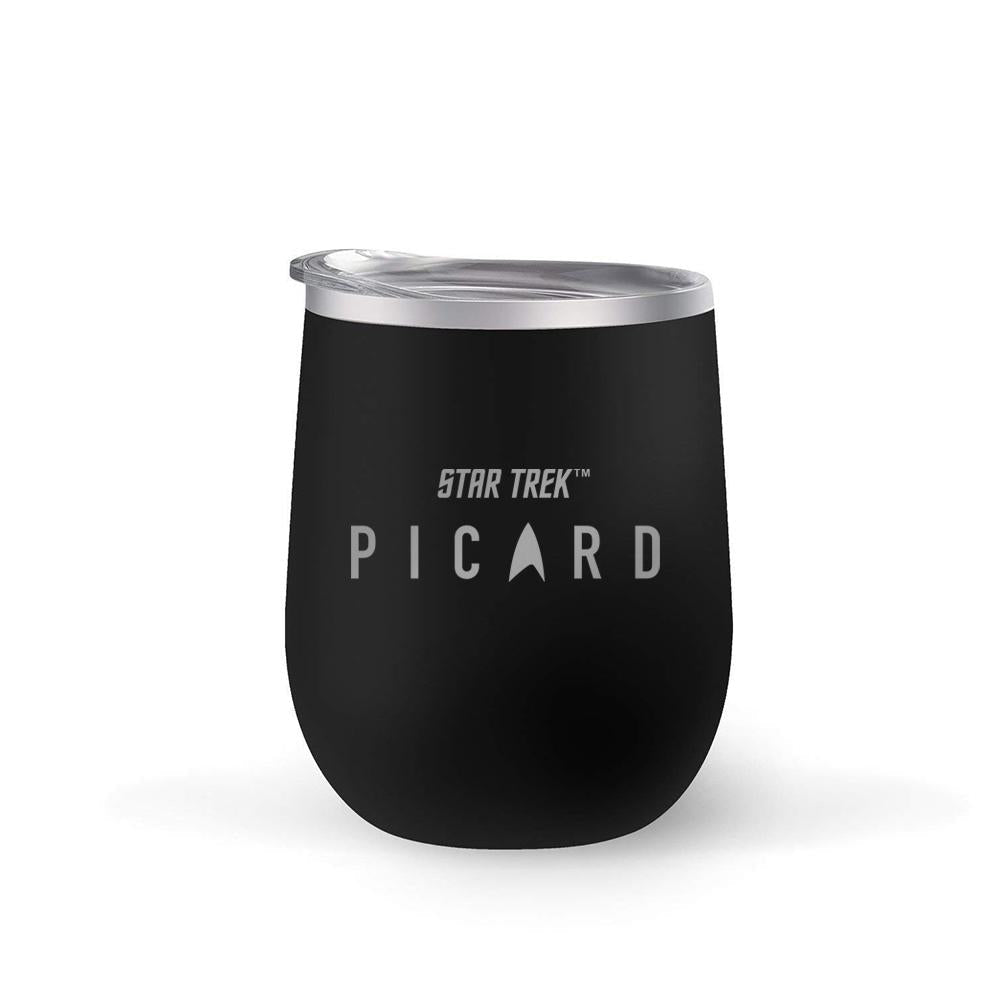 Star Trek: Picard Property of Personalized Double Sided 12 oz Stainless Steel Wine Tumbler