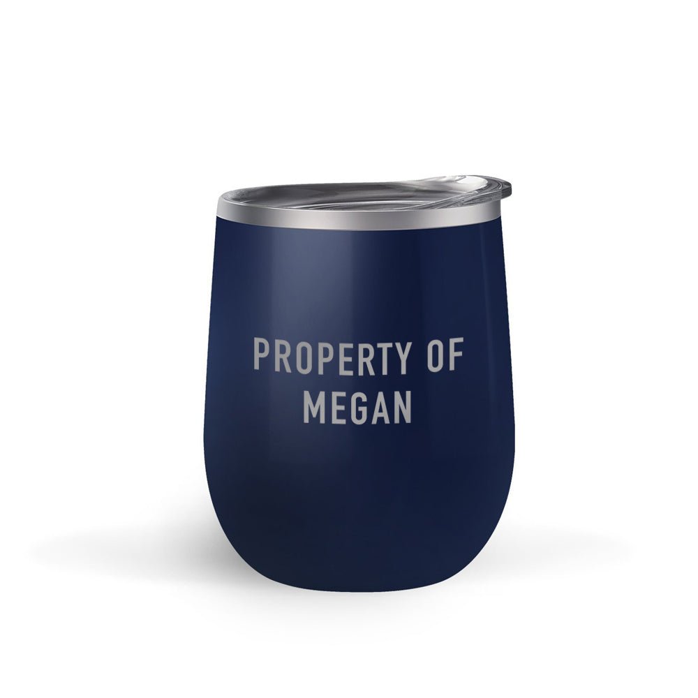 Star Trek: Picard Property of Personalized Double Sided 12 oz Stainless Steel Wine Tumbler