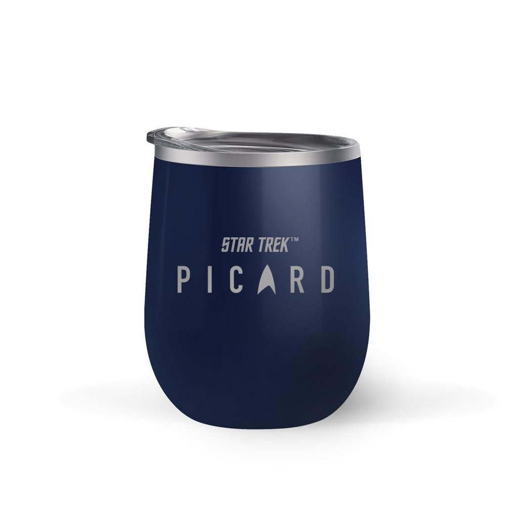 Star Trek: Picard Property of Personalized Double Sided 12 oz Stainless Steel Wine Tumbler