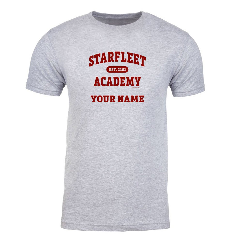 Star Trek Starfleet Academy EST. 2161 Personalized Adult Short Sleeve T-Shirt