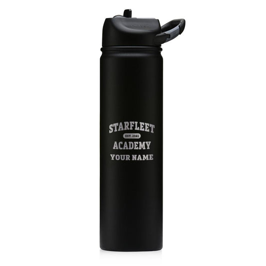 Star Trek Starfleet Academy EST. 2161 Personalized Laser Engraved SIC Water Bottle