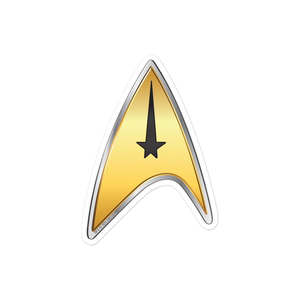 Star Trek: Strange New Worlds Command Badge Die Cut Sticker