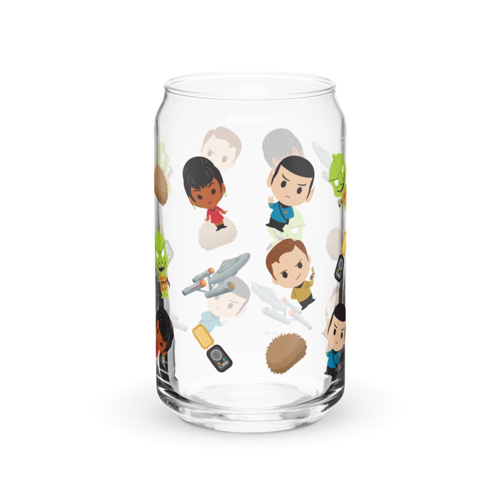 Star Trek: The Original Series Chibi Can Glass