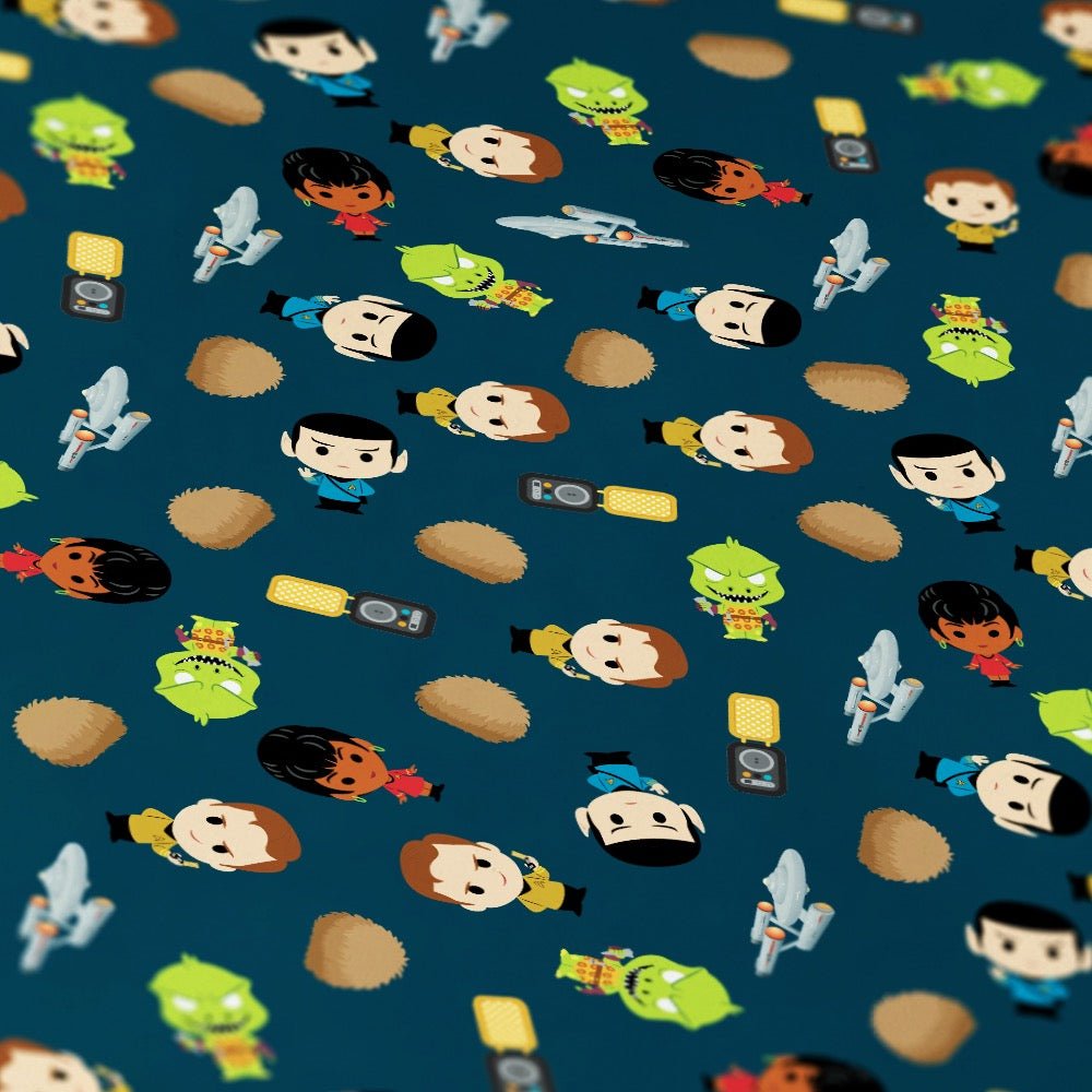 Star Trek: The Original Series Chibi Gift Wrap