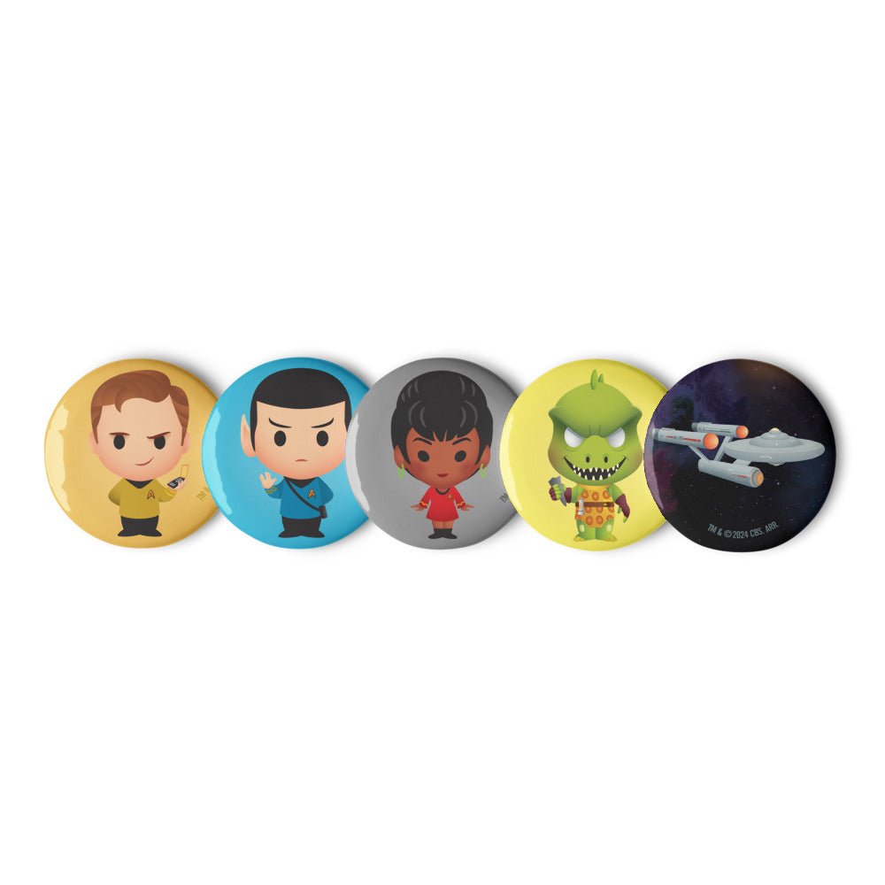 Star Trek: The Original Series Chibi Pin Set