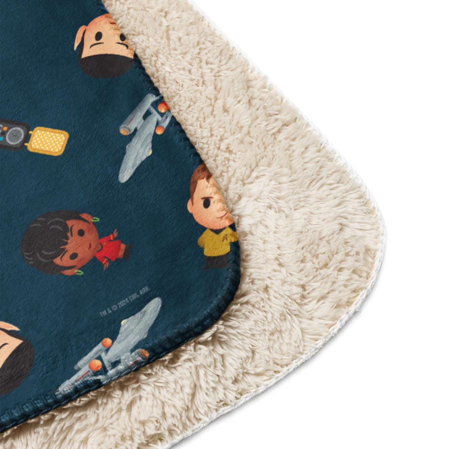 Star Trek: The Original Series Chibi Sherpa Blanket