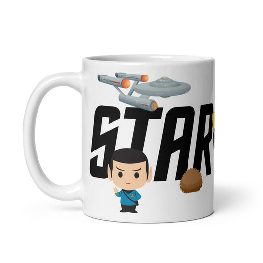 Star Trek: The Original Series Chibi White Mug