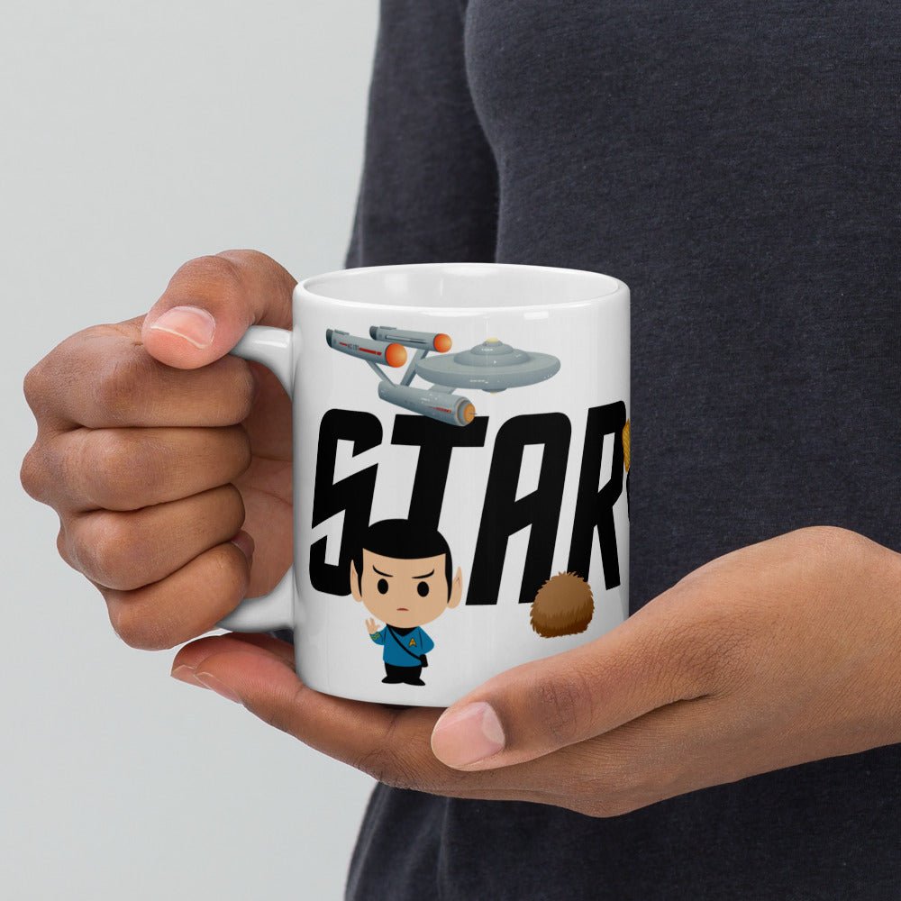 Star Trek: The Original Series Chibi White Mug