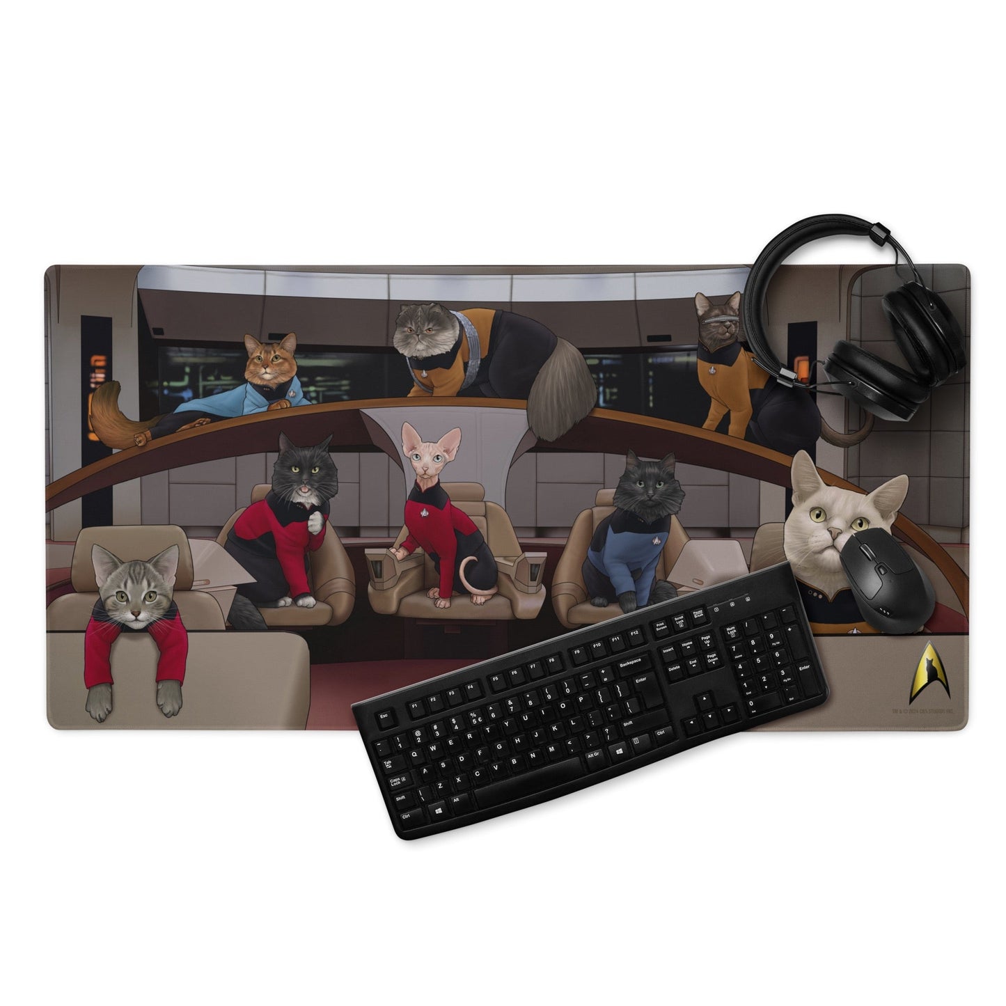 Star Trek: The Original Series Crew Cats Desk Mat