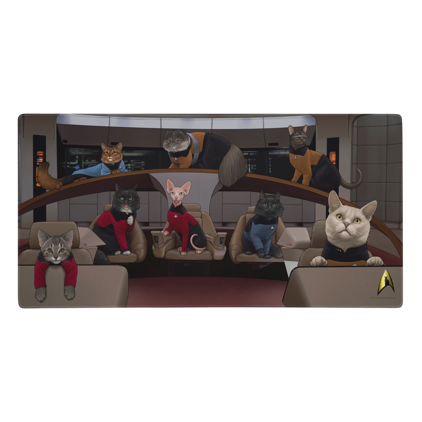 Star Trek: The Original Series Crew Cats Desk Mat