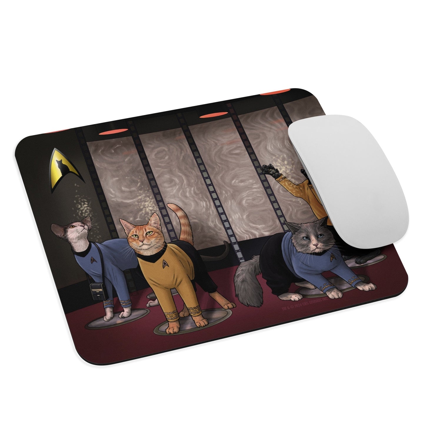 Star Trek: The Original Series Crew Cats Mouse Pad