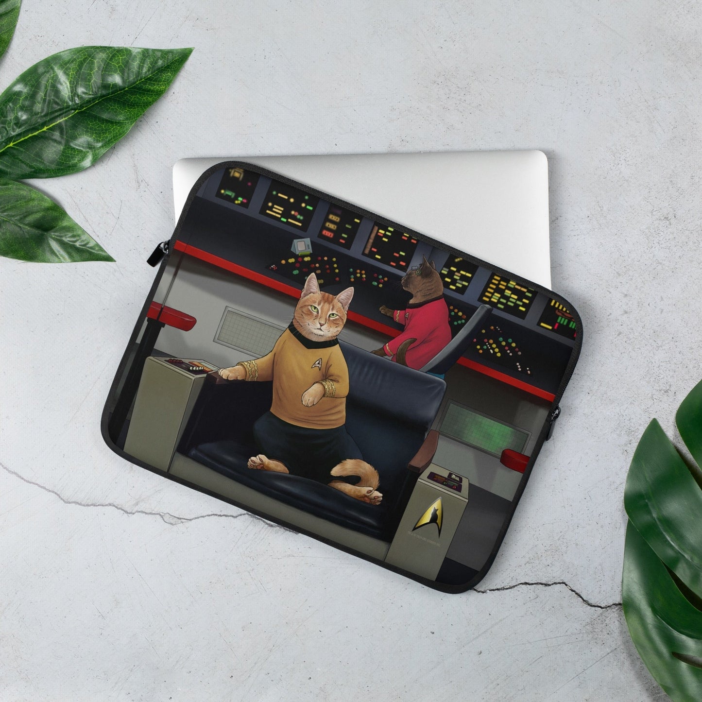 Star Trek: The Original Series Crew Cats Seat Laptop Sleeve