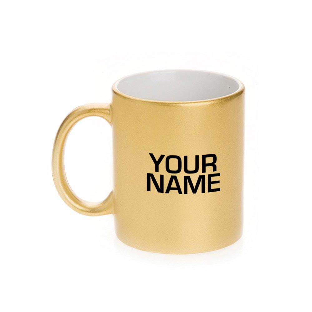 Star Trek: The Original Series Delta Personalized 11 oz Gold Metallic Mug