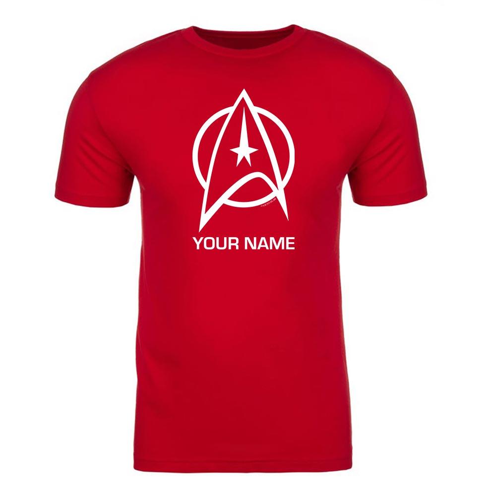 Star Trek: The Original Series Delta Personalized Adult Short Sleeve T-Shirt