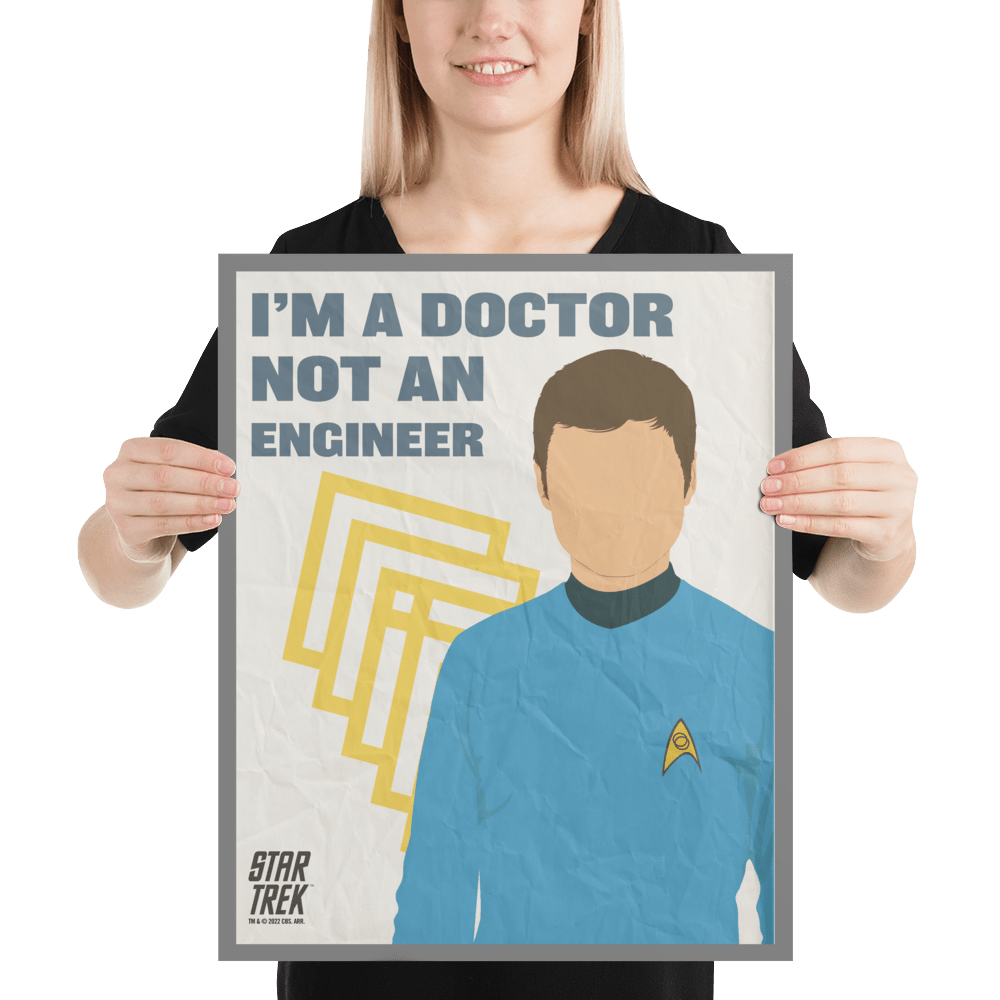 Star Trek: The Original Series McCoy Premium Matte Paper Poster