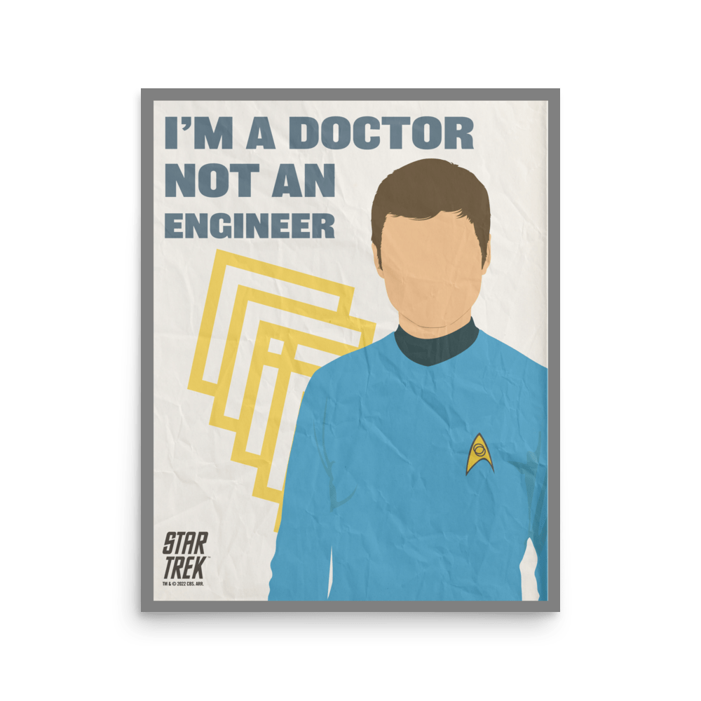 Star Trek: The Original Series McCoy Premium Matte Paper Poster