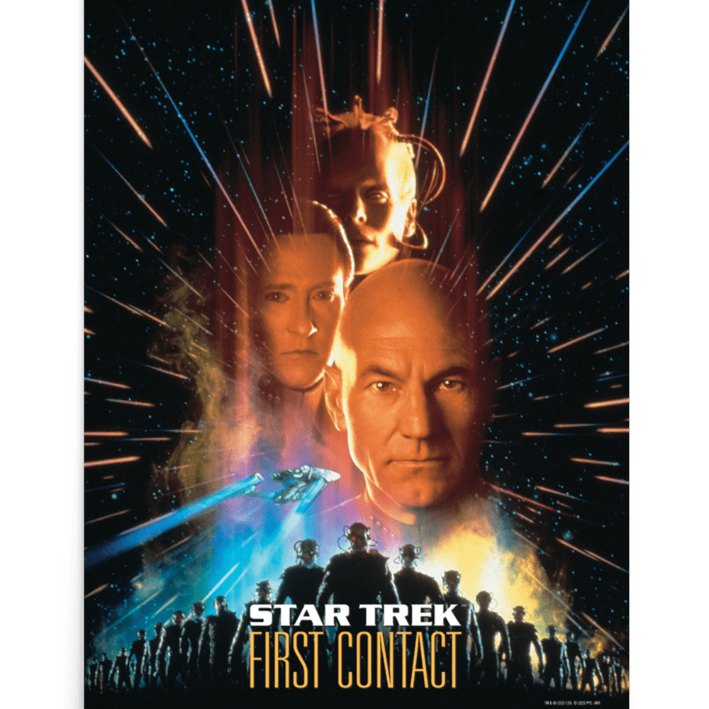 Star Trek VII: Generations : First Contact Movie Premium Satin Poster