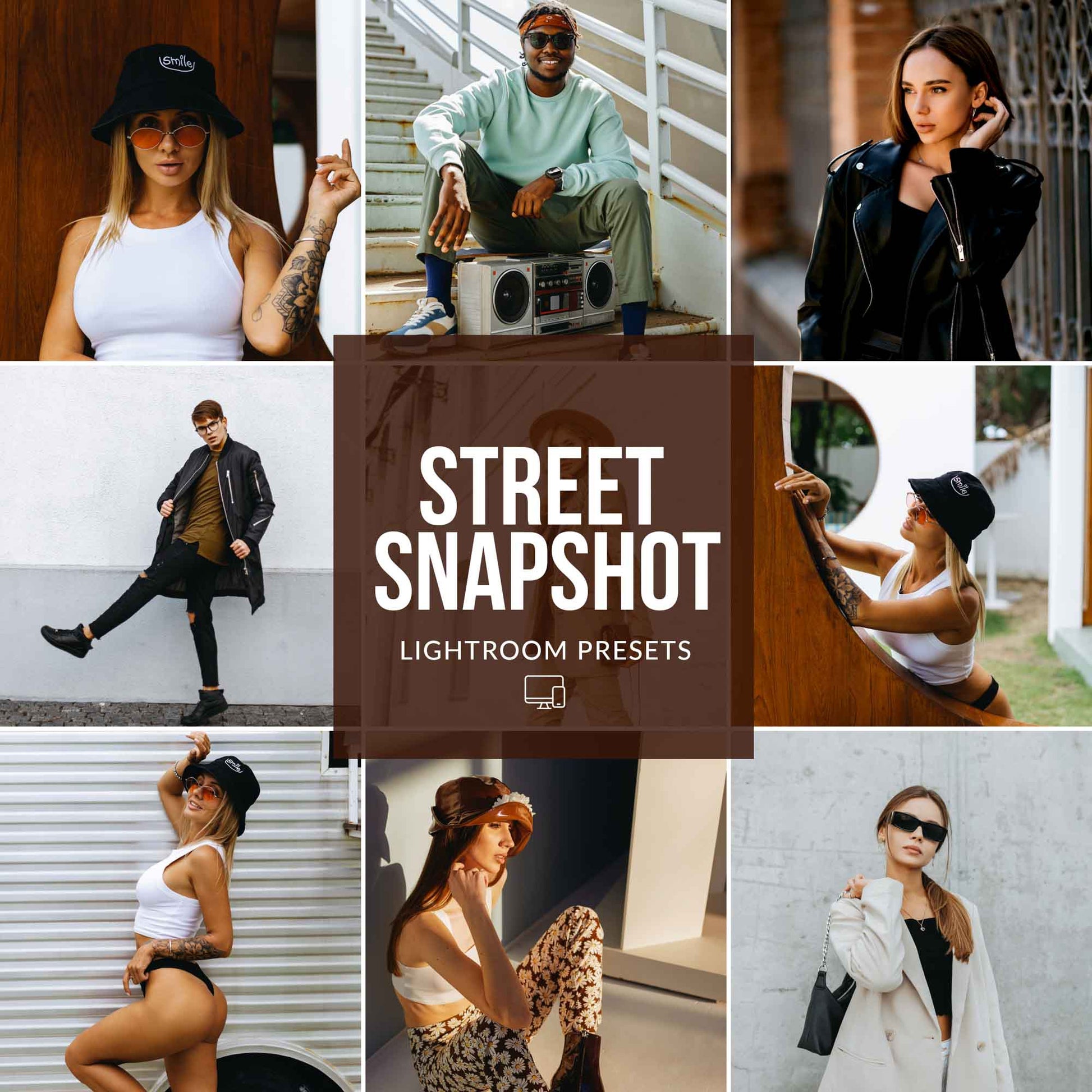 Ai-Optimized STREET SNAPSHOT LIGHTROOM PRESETS