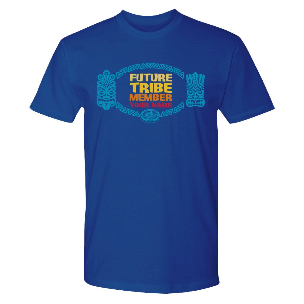 Survivor Future Tribe Member Personalized Adult Short Sleeve T-Shirt