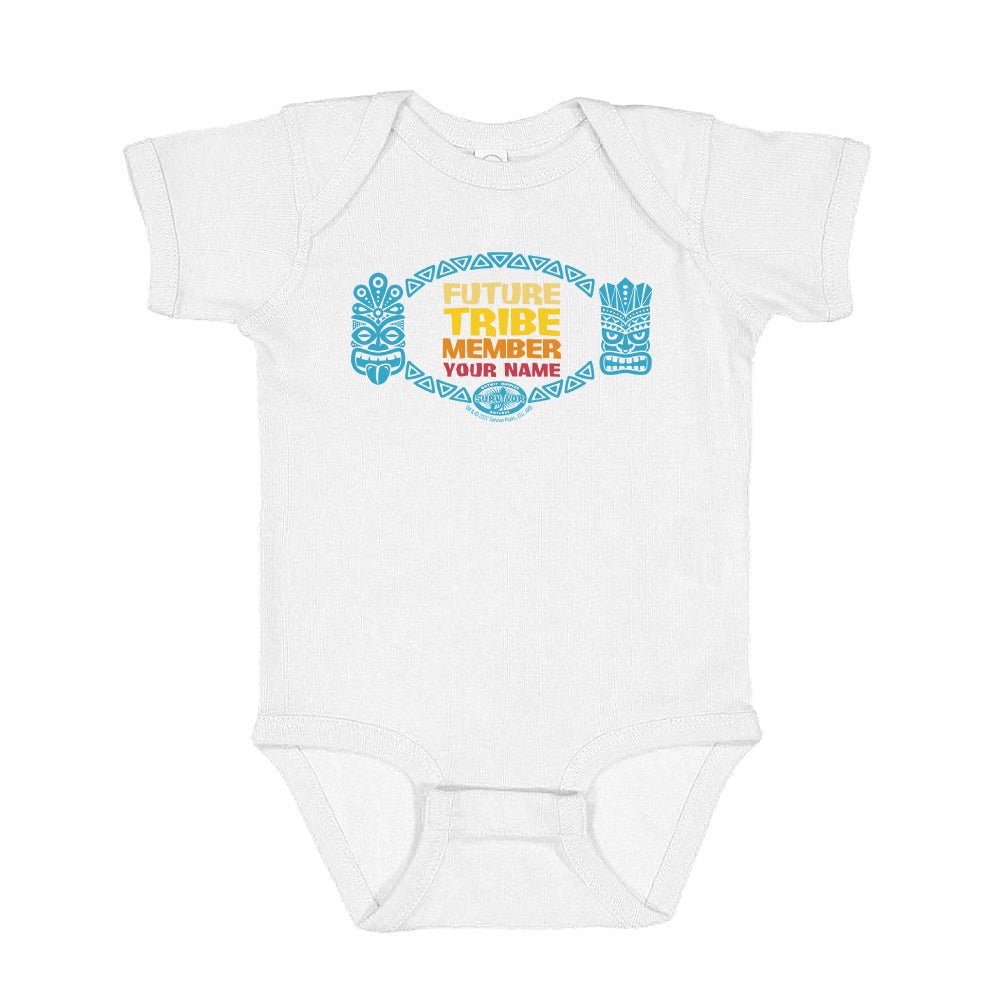 Survivor Future Tribe Member Personalized Baby Bodysuit