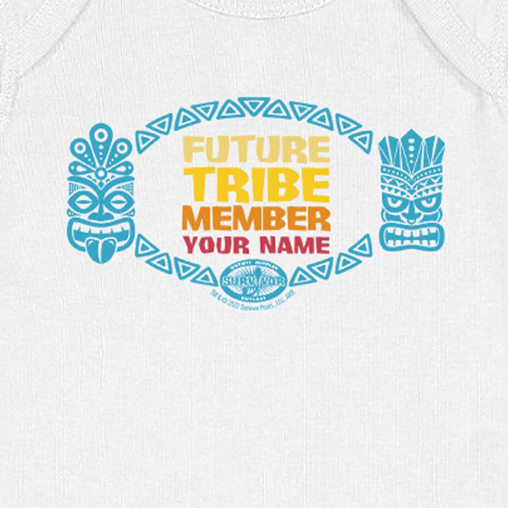 Survivor Future Tribe Member Personalized Baby Bodysuit